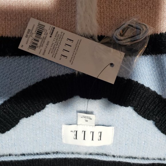 NWT ELLE soft knit crew neck sweater soft warm comfortable - Picture 4 of 9